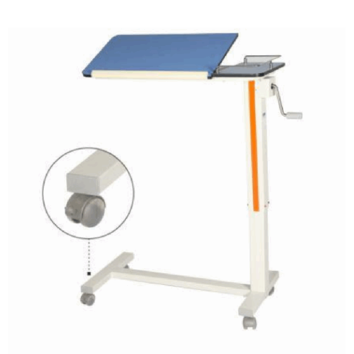 AX1012A (WARDCARE ADJUSTABLE BEDSIDE TABLE)